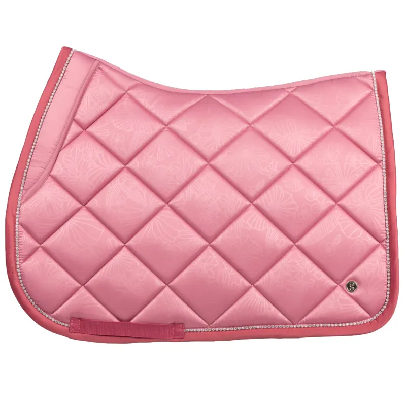 PS Of Sweden Floret Jump Saddlepad - Faded Rose